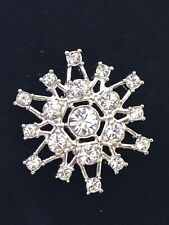 New Swarovski Crystal 1515856 Rockefeller Center 6 Point Star Tack Pin Brooch picture
