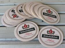 40 Vtg Beer Coasters Lot Feldschlobchen Pilsner Mat Bar Germany Rare Old Barware picture