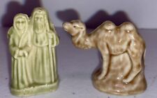 VTG Wade England Whimsies Porcelain Joseph/Mary Camel Nativity Figure Lot(2) picture