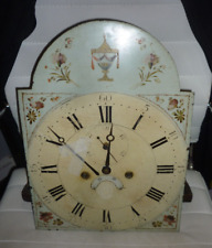 Antique 8 Day Longcase Movement And Dial 12ins X 16.5ins picture