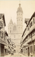 Germany, Braunschweig, St. Andreas, Vintage Albumen Print Overview, T picture