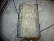 NY NYC BRONX SUBWAY STATION PRIMITIVE PILLAR SIGN WEST FARMS SQUARE IRT TREMONT picture