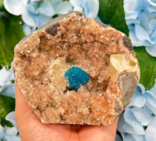 Natural 400g Blue Cavansite Raw Crystal Specimen picture
