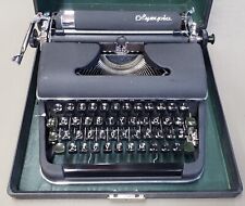 Antique Olympia Model SM2 Portable Typewriter in Original Case picture