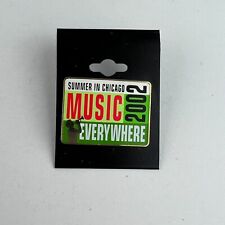 Summer In Chicago 2002 Music Everywhere Hat or Lapel Pin picture