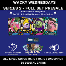 Topps Disney Collect Wacky Wednesdays Series 2 PRESALE ALL EPIC SR R UC 80 Cards picture