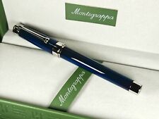 Montegrappa Parola Midnight Blue Fountain Pen, Med Nib, NEW, 20% Off Retail picture