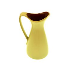 Mid century beige stoneware Pitcher milk cream oil art deco  vase  decor  gift picture