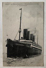 1908 Ship Postcard Bremerhaven North German Lloyd Steamer Crown Princess Cecilie picture