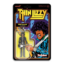 Super7 ReAction  • Thin Lizzy • Phil Lynott Black Leather • 3 ¾ in  • Ships Free picture