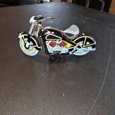 Xonex Harley Davidsontin toy replica. Black and blue. Used-in great condition.   picture