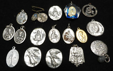 Lot of 18 Vintage Religious Medals Catholic Mormon Buddhist picture
