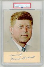 Norman Rockwell ~ Signed Autographed John F. Kennedy Print ~ PSA DNA Encased picture