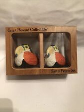 Grant Howard Collectible Toucan salt and pepper shakers. NIB. picture