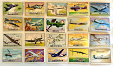 1952 Topps Wings Friends or Foe Airplanes Lot 7W Nice Assortment of 40 Cards picture