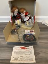 Campbell Scottish Boy and Girl Soup kids collectible porcelain picture