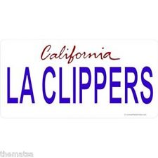 CALIFORNIA LA CLIPPERS LOS ANGELES NBA BASKETBALL STATE LICENSE PLATE USA MADE picture
