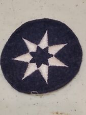 WWII US Army Black Wool 7th Service Command Patch L@@K  picture