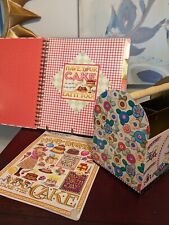 3 Pcs. Mary Engelbreit Collection Storage Tin Sewing Box, Recipe Book & Stickers picture