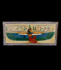 Marvelous Kneeling Winged Goddess MAAT with symbol of The goddess Isis picture