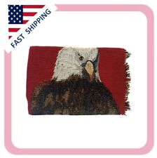 Vintage Delco Remy Eagle 72”x54” Knit Throw Blanket USA Americian Dream picture