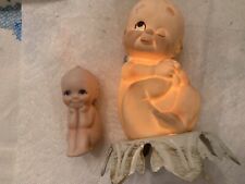 Vintage Aladdin Giftware Kewpie Doll Night Light and Rosie O’Neill Kewpie Doll picture