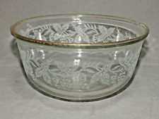 Vintage Bartlett Collins raised frosted grapevine fruit bowl 6.75