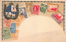 Uruguay Stamps on Early Embossed Postcard, Unused, Published by Ottmar Zieher picture