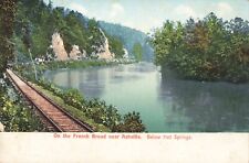 On the French Broad River Near Asheville North Carolina NC c1905 Postcard picture