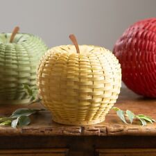 Dresden & Company WOVEN APPLE in YELLOW - NEW - 2024 Longaberger Weavers picture