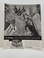 1935 Cine-Kodak Movie Camera Fortune Magazine Print Advertising Nassau Bahamas picture