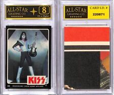 Ace Frehley 1979 Donruss Rock Stars KISS Card #29 GRADED ASG 8 EX #AP picture
