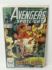 Avengers Spotlight Hawkeye #37 Marvel Comics 1990 Copper Age picture