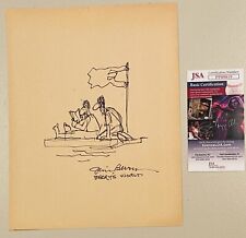 Jim Berry Signed Autographed 8.5 x 11 Page W Sketch JSA Cartoonist Berry’s World picture
