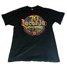 Men's Vintage 1993 Black Harley-Davidson Laconia Bike Week Shirt, Large picture