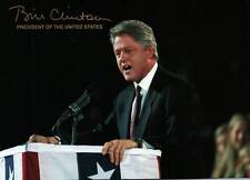 CONTINENTAL SIZE POSTCARD PRESIDENT WILLIAM JEFFERSON CLINTON ELECTED 1992 picture