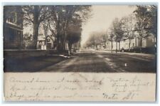c1906 Water Street Home Residence View Augusta Maine ME RPPC Photo Postcard picture
