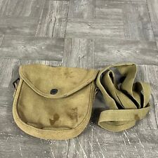 USGI WW2 US Army Military Musette Shoulder Bag?  1942 Dated Messenger Ammo Pouch picture