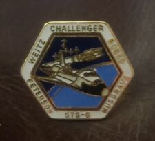  VINTAGE NASA STS-6 Space Shuttle CHALLENGER  SPACECRAFT PIN  picture