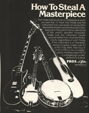1976 Aria Pro II Instruments Guitar Banjo Mandolin - Vintage Advertisement picture