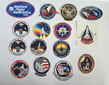 NASA Space Shuttle Missions Vinyl Stickers Lot Of 15 Space Collectibles picture