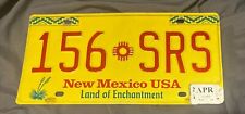 NEW MEXICO “Land Of Enchantment” Embossed License Plate 156 SRS picture