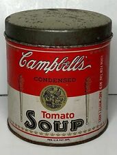 1993  Campbells Tomato Soup  Vintage Storage Tin   Bristolware - Tin Box Company picture