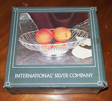 BRAND NEW International Silver Company Silverplated Oval Basket No: 99110622 picture