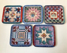 Set of 5 Bradford Exchange Quilt Collector Plates, 