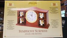 Mr Christmas Gold Label Symphony Surprise Angel Orchestra Wood Mantle Clock picture