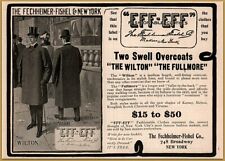 1901 Fechheimer-Fishel  Swell Overcoats Wilton Fullmore Mens Fashion Print Ad  picture