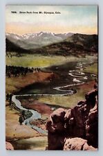 Mount Olympus CO-Colorado, Estes Park, Series #7604, Vintage Souvenir Postcard picture