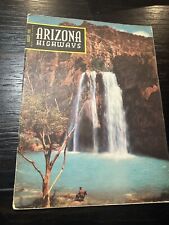 1956 Arizona Highways Magazine: Mooney Falls in Supailand/Soil Conservation picture