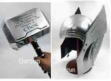 Thor Hammer and Medieval Thor Helmet - Set of Power Ragnarok Movie picture
